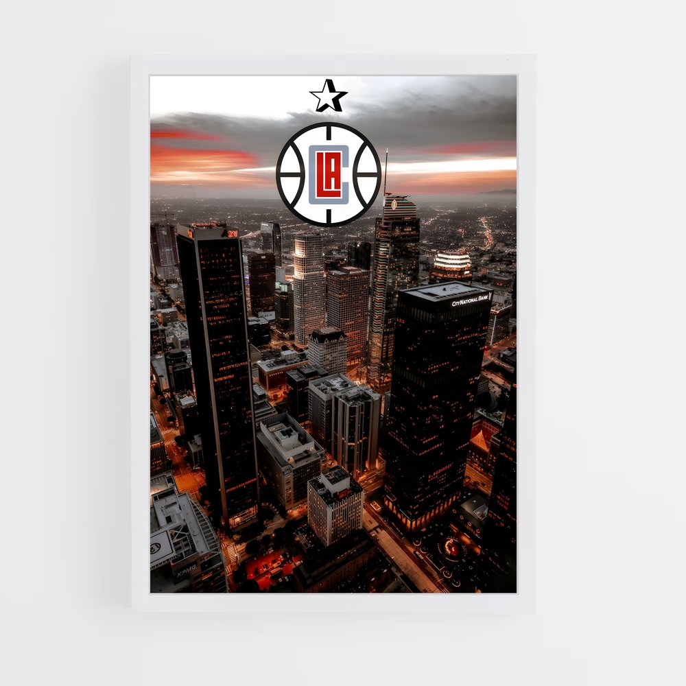 Poster Star de L.A. – affiche Basketball (vue 3)